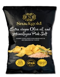 Spanske gourmetchips med Himalayan pink salt 125g