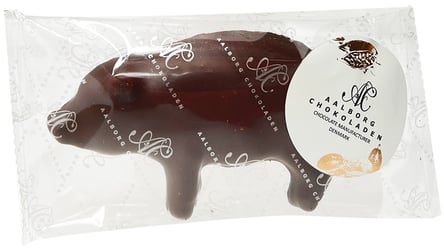 Mørk Marcipangris 30g Aalborg Chokoladen