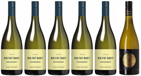 Fed Fadlagret Chardonnay kasse