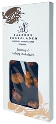 Mørk chokolade med sukkerristede mandler 40g Aalborg Chokoladen