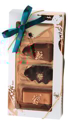 Jule Petit Fours 4 stk. Marcipanfigurer Aalborg Chokoladen