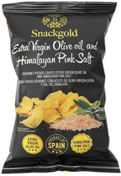 Spanske gourmetchips med Himalayan pink salt 125g