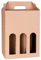 Vinæske til 6 flasker vin Natur