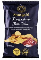 Spanske gourmetchips med Iberico skinke 40g