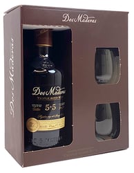 Dos Maderas Triple Aged Rum 5+5 med 2 glas