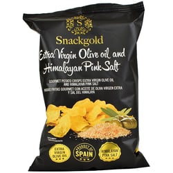 Spanske gourmetchips med Himalayan pink salt 125g