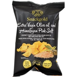 Spanske gourmetchips med Himalayan pink salt 40g