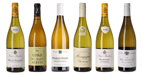 Hvid Bourgogne smagekasse