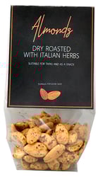 Dry roasted almonds with italian herbs