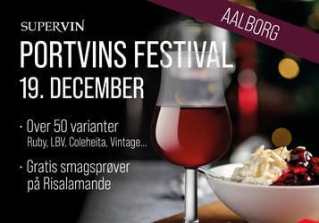 Portvinsfestival Aalborg fredag den 19. december kl. 15-17