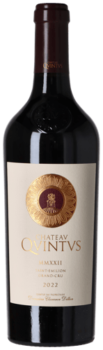 Château Quintus Saint-Émilion Grand Cru 2022 i trälåda