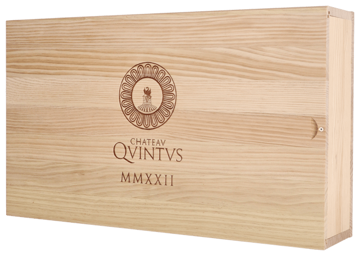 Château Quintus Saint-Émilion Grand Cru 2022 i trälåda