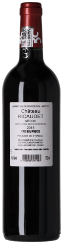 Château Ricaudet Médoc Cru Bourgeois 2018 i trækasse