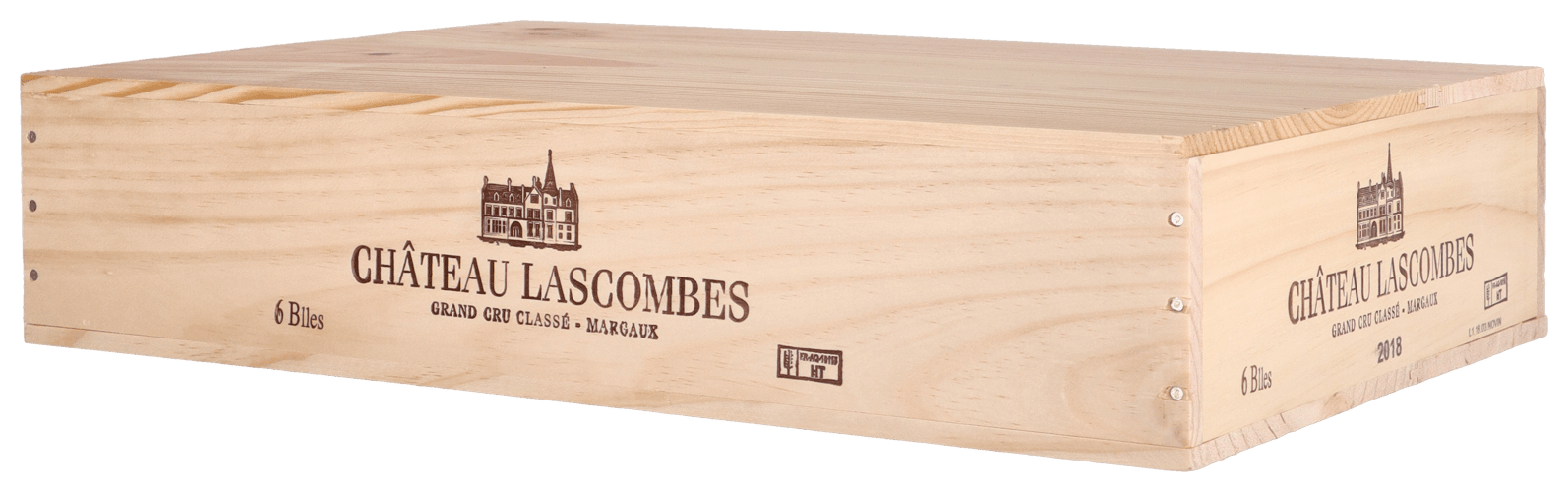 Chateau Lascombes Margaux 2.Cru Classé 2018 i 6 stk trækasse