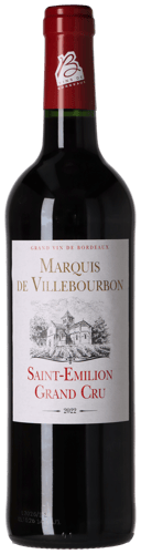 Marquis de Villebourbon Saint-Émilion Grand Cru 2022