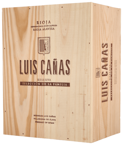 Bodegas Luis Canas Rioja Reserva Seleccion de la Familia 2020 i trækasse