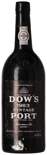Dow's Vintage Port 1983 i 12 styk trækasse