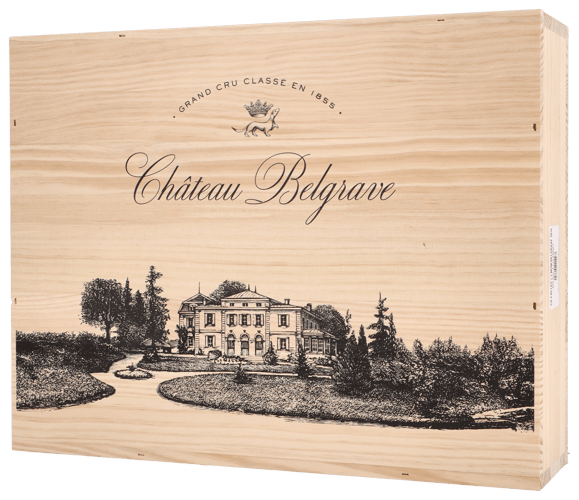 Chateau Belgrave Haut-Medoc 5. Cru Classe 2016 4+1 Magnum i trækasse