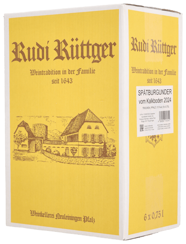 Rudi Rüttger Spätburgunder Vom Kalkboden Pfalz 2024