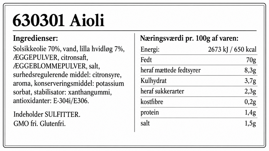 Aioli Classic