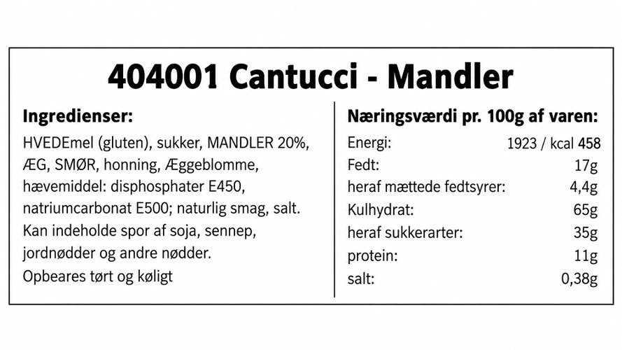 Cantucci Almond