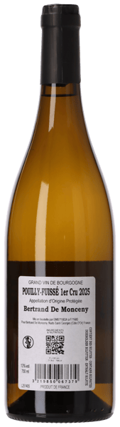 Bertrand de Monceny Pouilly-Fuissé 1er Cru 2025