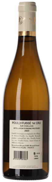 Domaine Pascal Renaud Pouilly-Fuissé 1'er Cru "Aux Chailloux" 2023