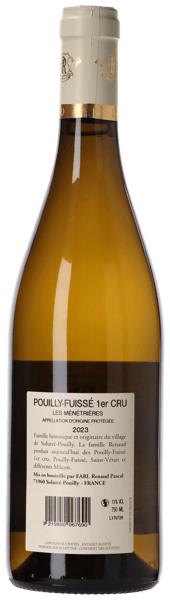 Domaine Pascal Renaud Pouilly-Fuissé 1'er Cru "Les Ménétrières" 2023