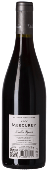 Domaine Tremeaux Mercurey Vieilles Vignes 2024