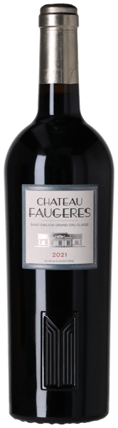 Chateau Faugeres Saint-Emilion Grand Cru Classé 2021 i trälåda