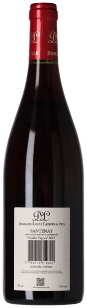 Domaine Louis Lequin et Fils Santenay Vieilles Vignes 2022