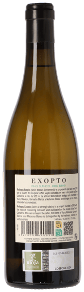 Bodegas Exopto Vino Blanco Field Blend Rioja 2024