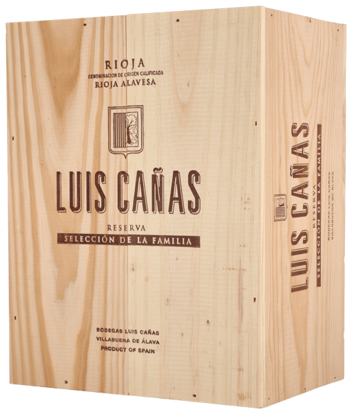 Bodegas Luis Canas Rioja Reserva Seleccion de la Familia 2020 i trækasse