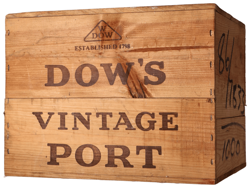 Dow's Vintage Port 1983 i 12 styk trækasse