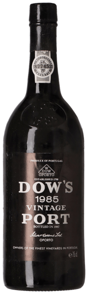 Dow's Vintage Port 1985 i 12 styk trækasse