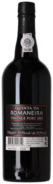 Quinta da Romaneira Vintage Port 2003 i 6 styks trækasse