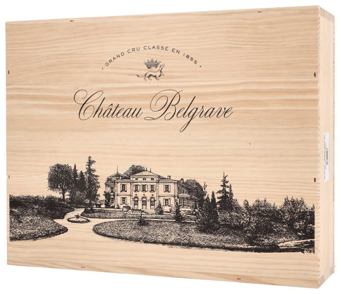 Chateau Belgrave Haut-Medoc 5. Cru Classe 2016 4+1 Magnum i trækasse