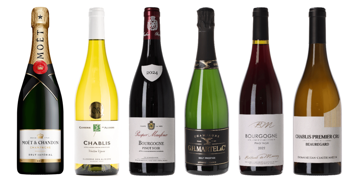 Bourgogne og Champagne-kassen