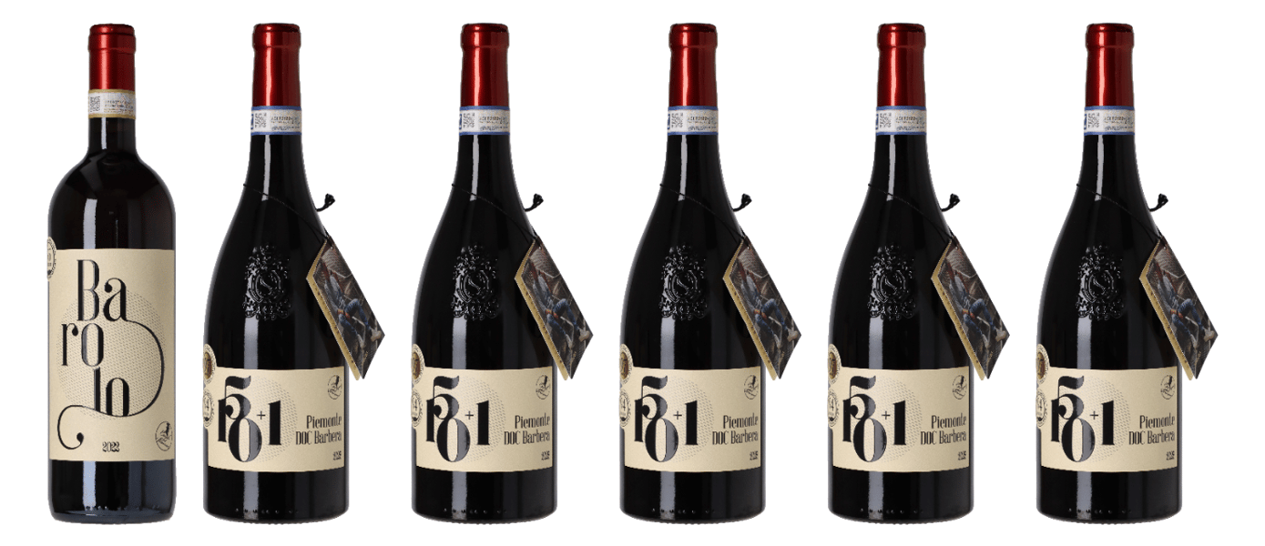 Casali - 1 Barolo och 5 Barbera