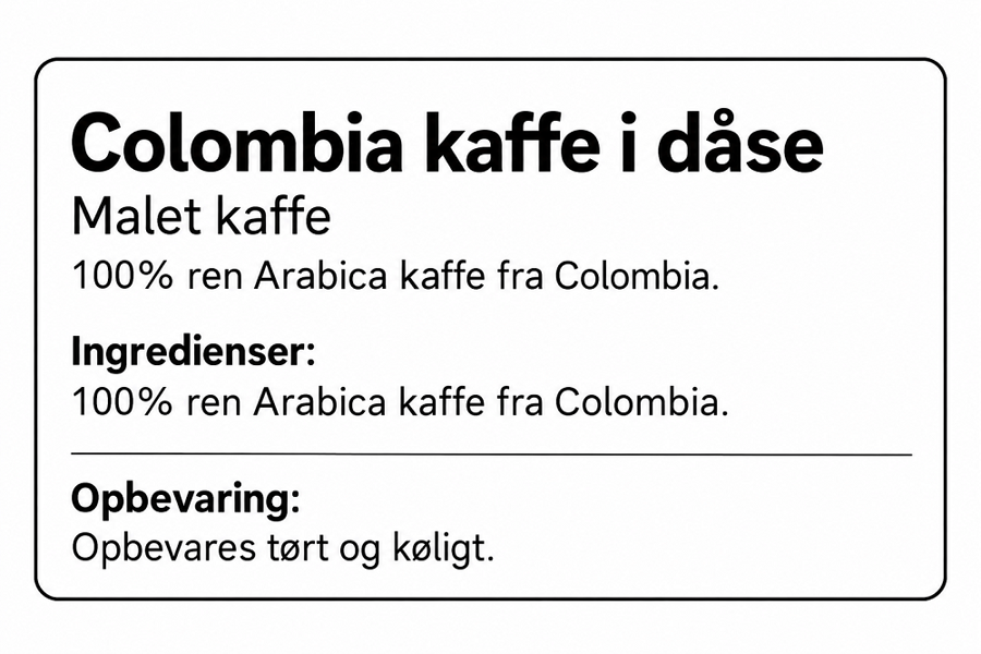 Compagnia Dell'Arabica Colombia kaffe