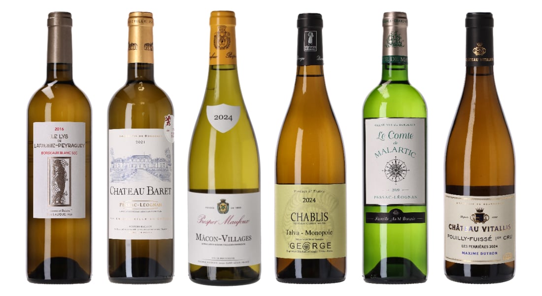 Hvid Bourgogne VS. Hvid Bordeaux Smagekasse