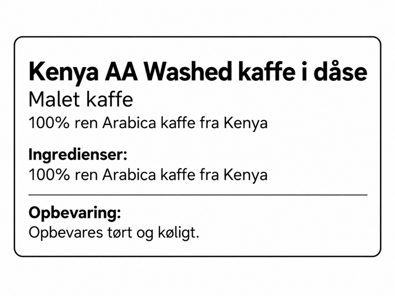 Compagnia Dell'Arabica Kenya kaffe