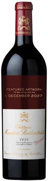 EN PRIMEUR Chateau Mouton-Rothschild 1. Cru Classé Pauillac 2025 3-flaskors trälåda