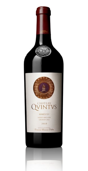 Château Quintus Saint-Emilion Grand Cru 2018 i trälåda