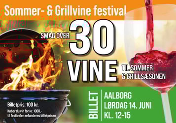 Sommer- & Grillvine festival Lørdag Aalborg