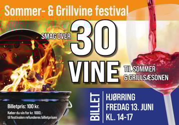 Sommer- & Grillvine festival Fredag Hjørring