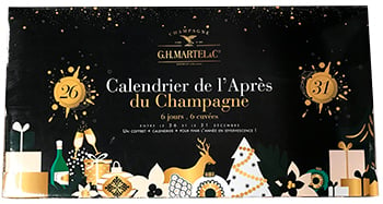 Champagnekalender fra G.H. Martel