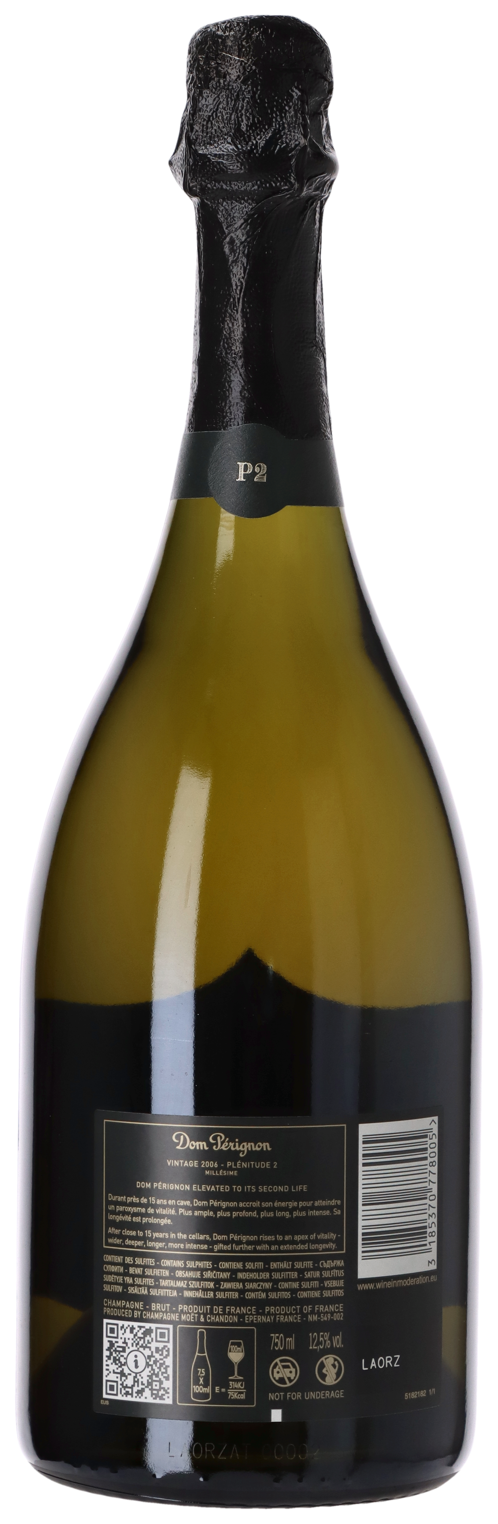 Dom Perignon P2 2006 i gaveæske | Supervin.dk