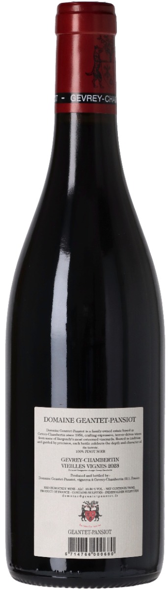Køb Domaine Geantet Pansiot Gevrey Chambertin Vieilles Vignes 2023