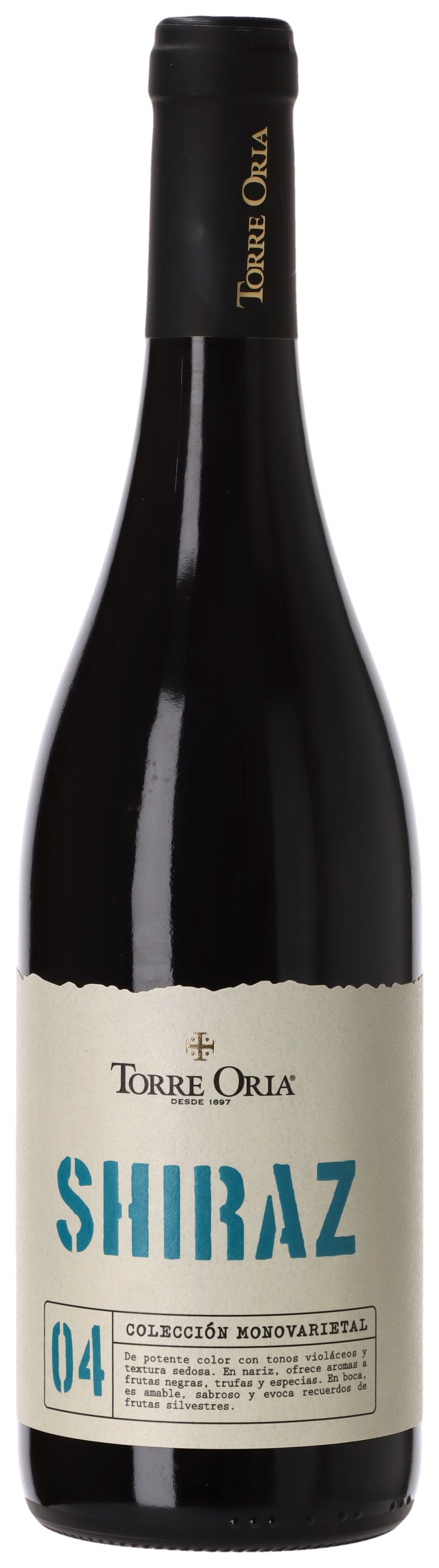 Køb Torre Oria Shiraz Colección Monovarietal 04 2024 | Supervin